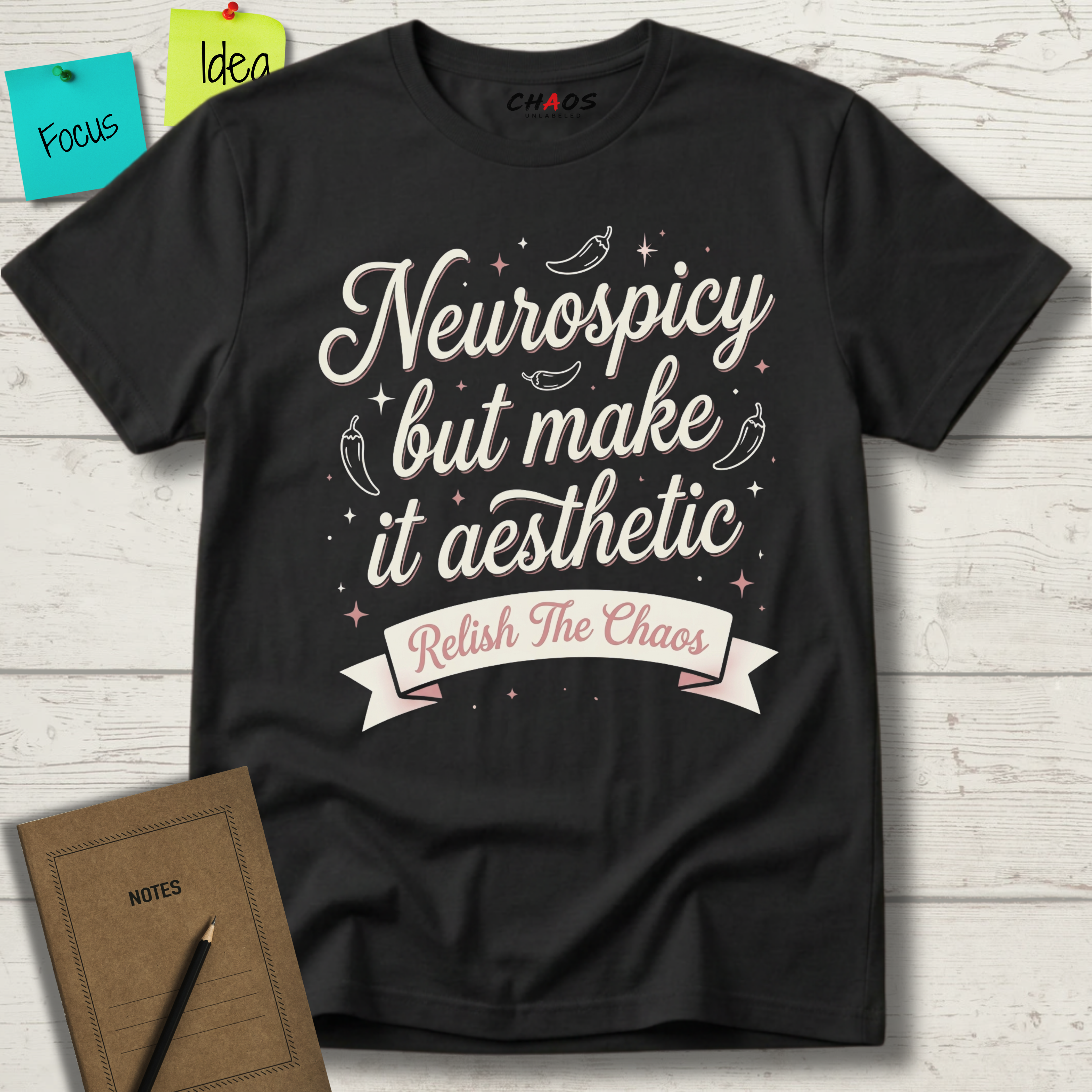 Neurospicy But Make It Aestetic T-Shirt