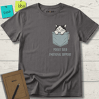 POCKET-SIZED EMOTIONAL SUPPORT T-SHIRT