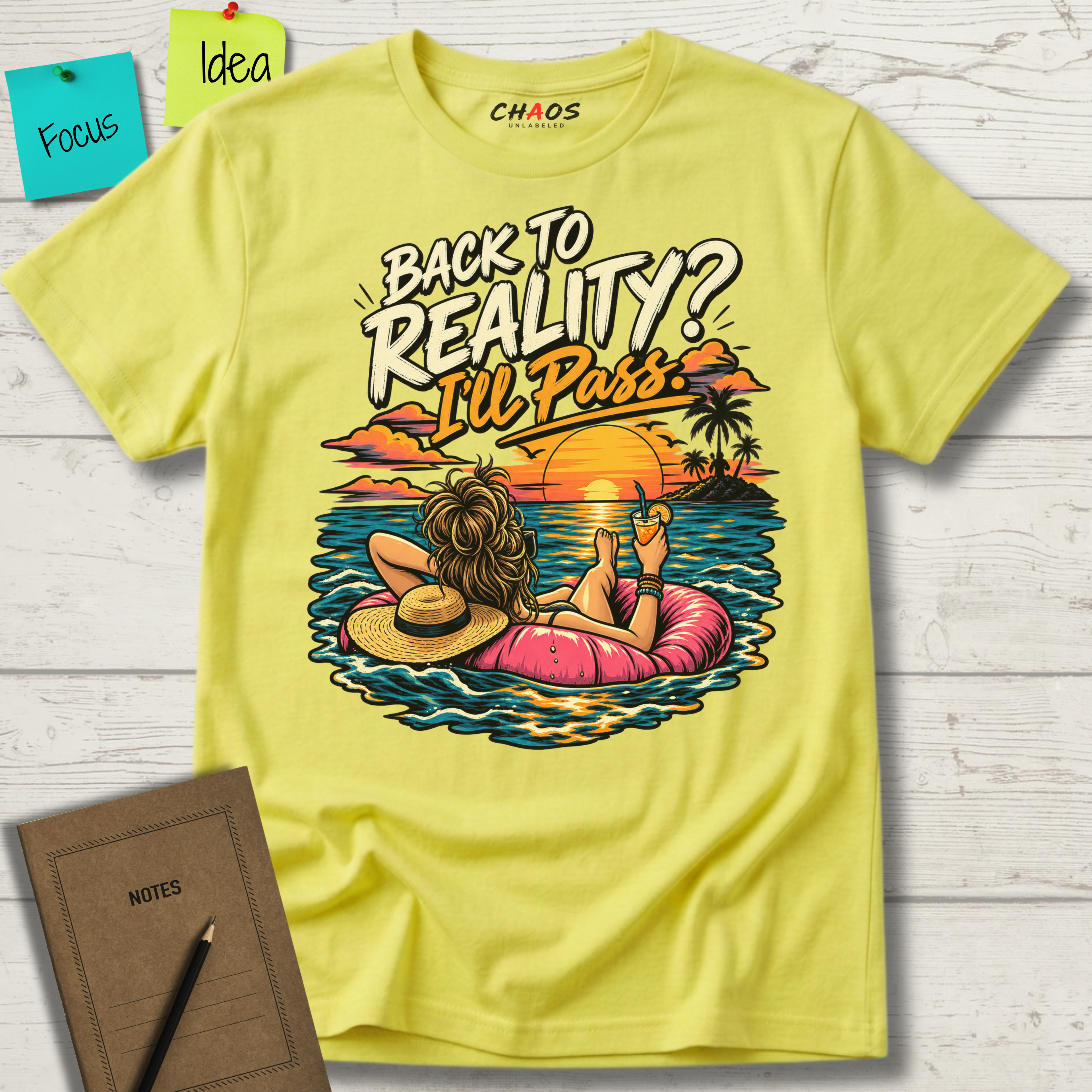 BACK TO REALITY? I'LL PASS T-SHIRT