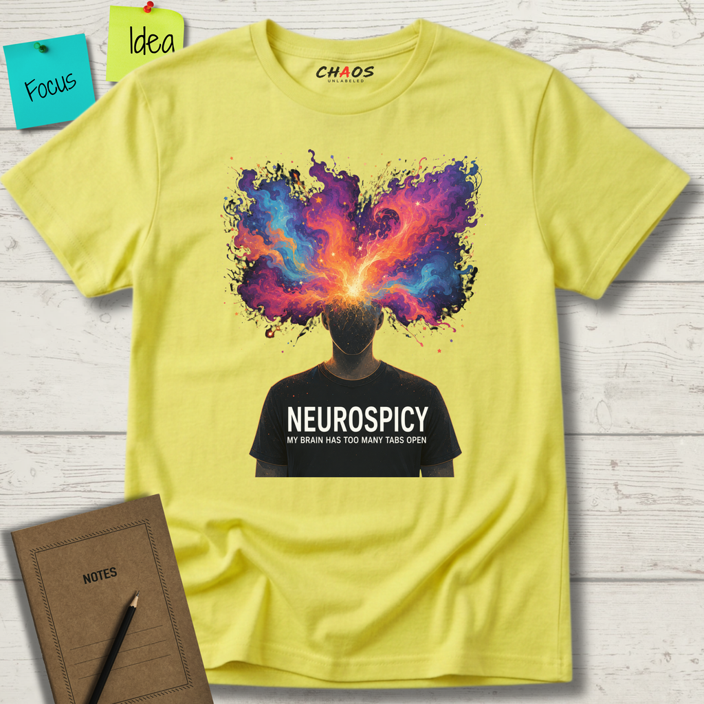 Neurospicy My Brain Has Too Many Tabs Open T-Shirt