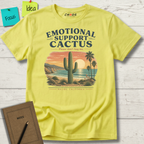 EMOTIONAL SUPPORT CACTUS PLEASE DON'T HUG ME MALIBU CALIFORNIA T-SHIRT