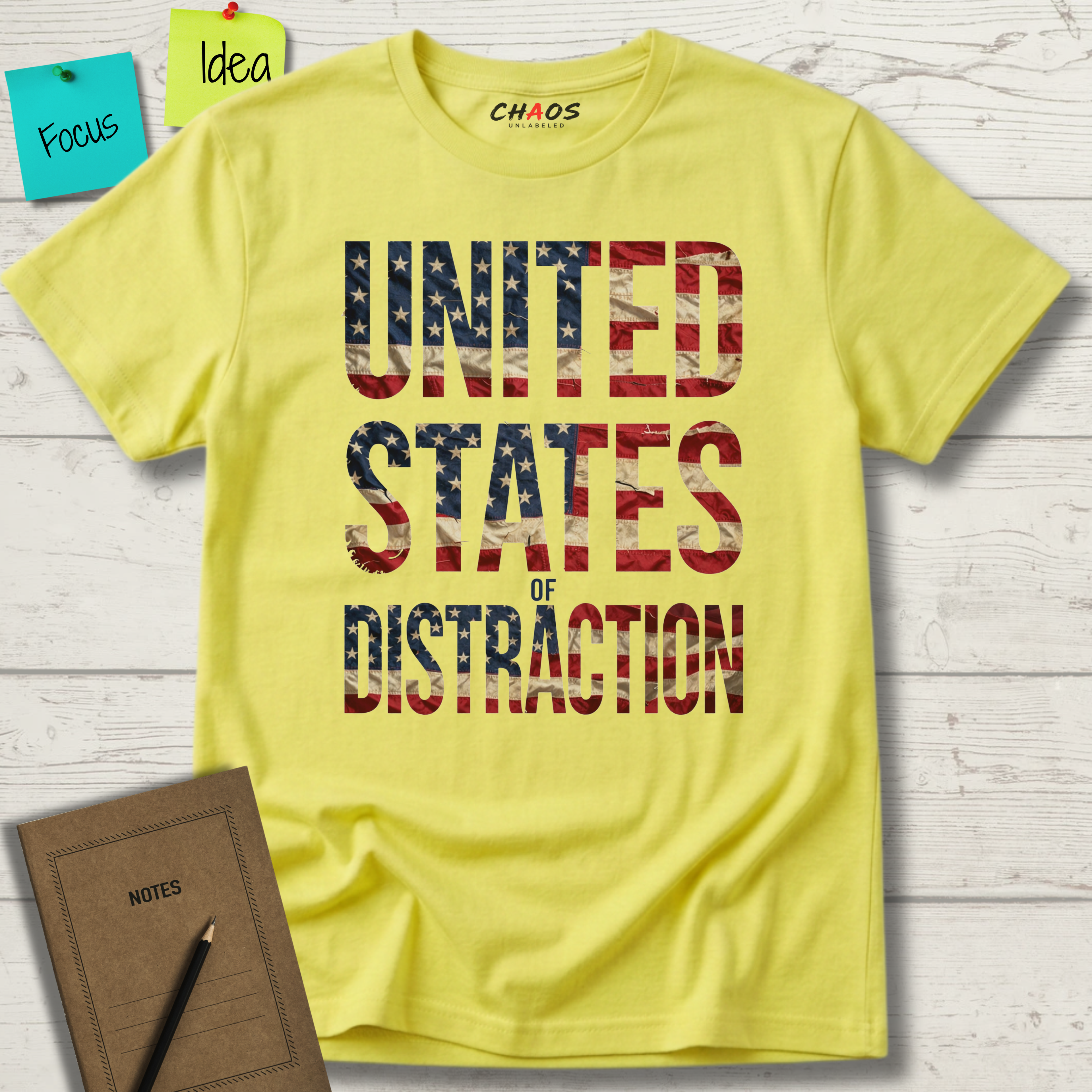 UNITED STATES OF DISTRACTION T-SHIRT
