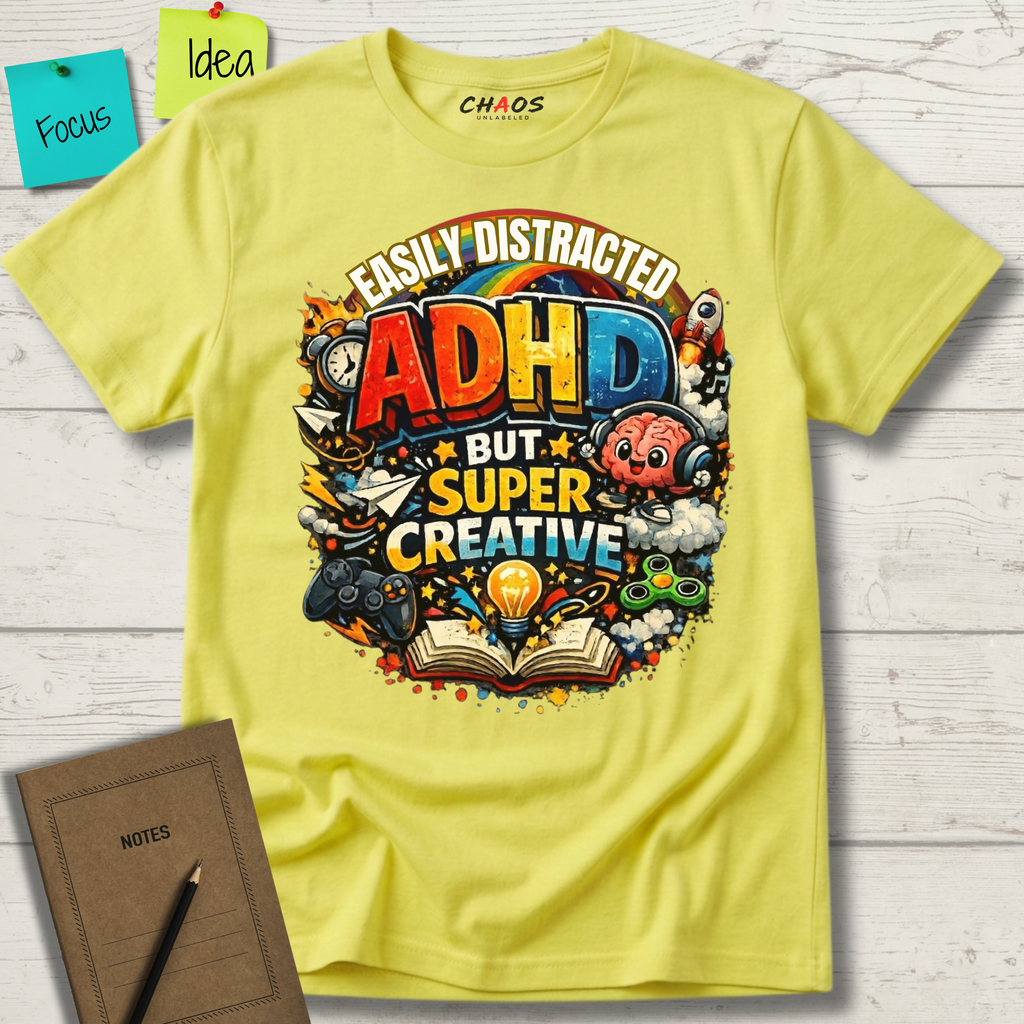 EASILY DISTRACTED BUT SUPER CREATIVE T-Shirt