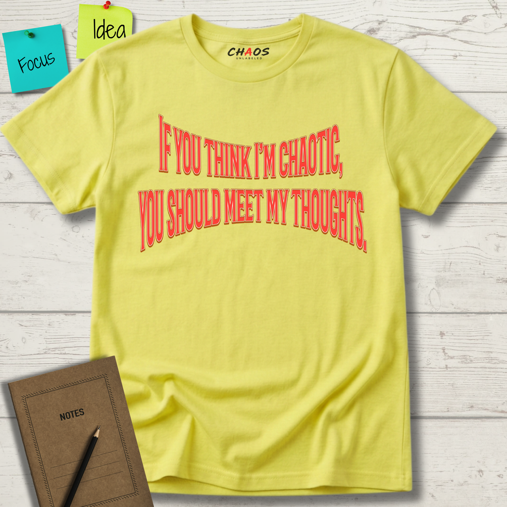 If You Think I’m Chaotic, You Should Meet My Thoughts T-Shirt