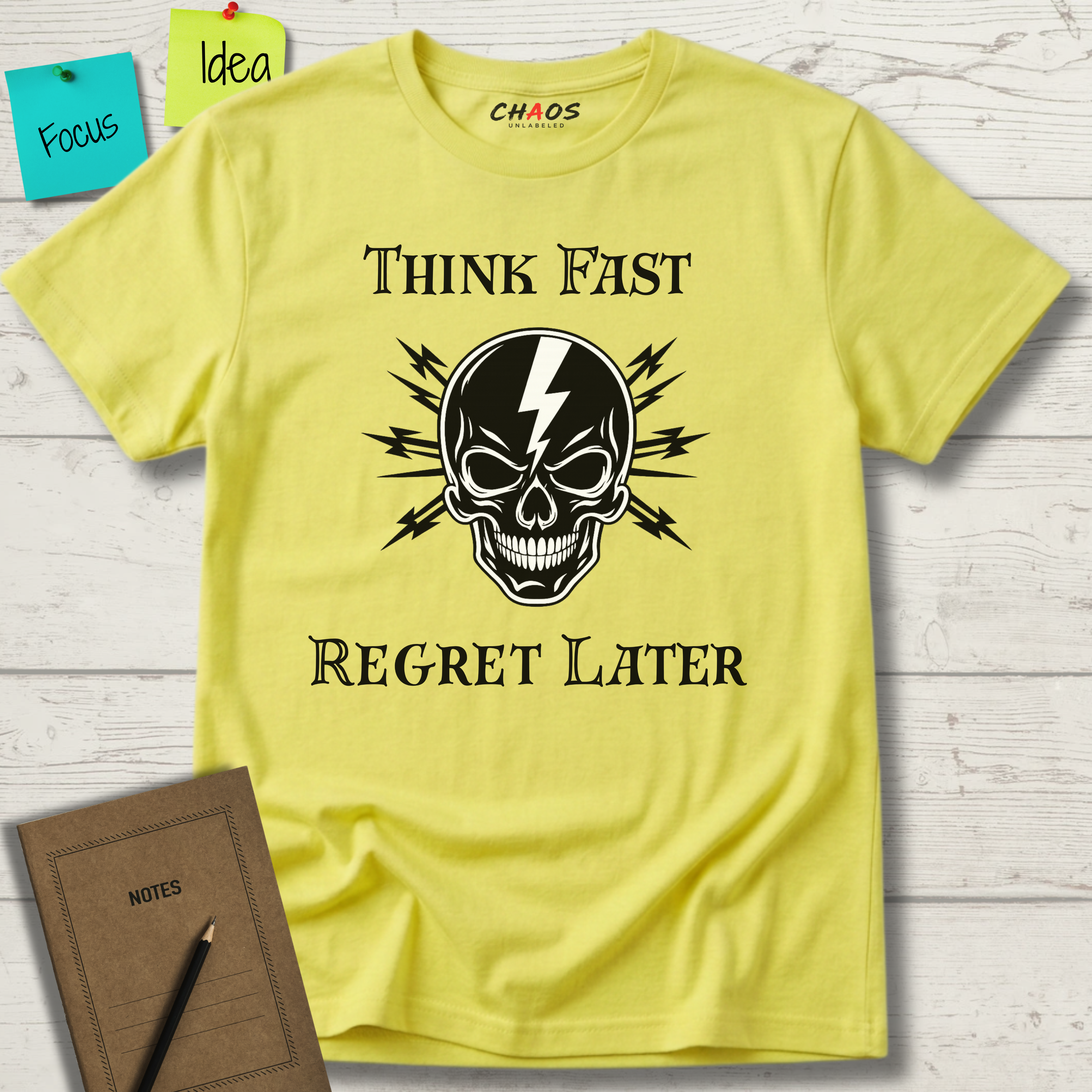 Think Fast. Regret Later. T-Shirt