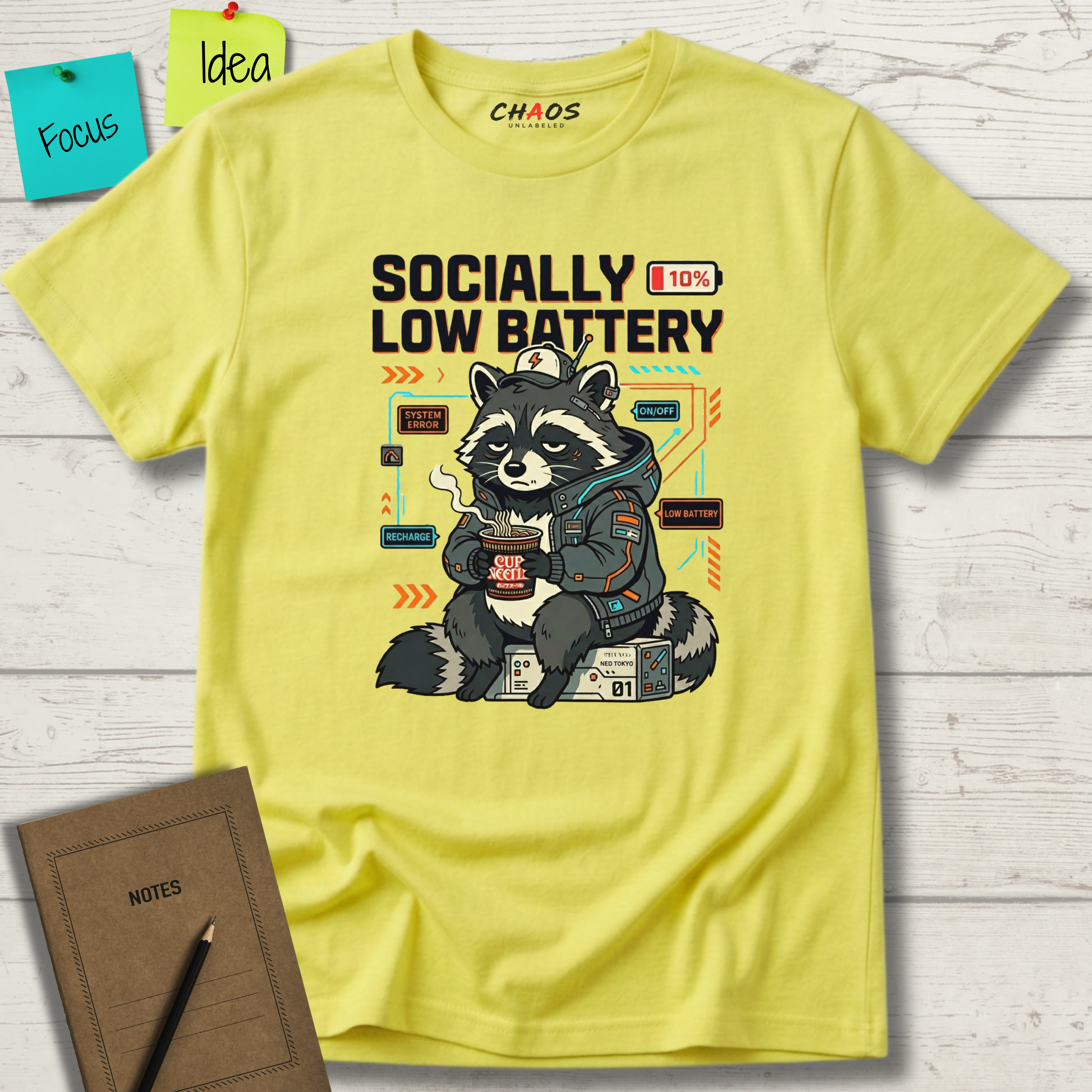 Socially Low Baterry T-Shirt