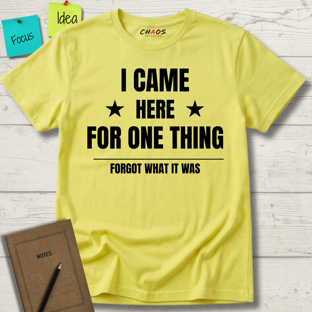I Came Here For One Thing Forgot What It Was T-Shirt