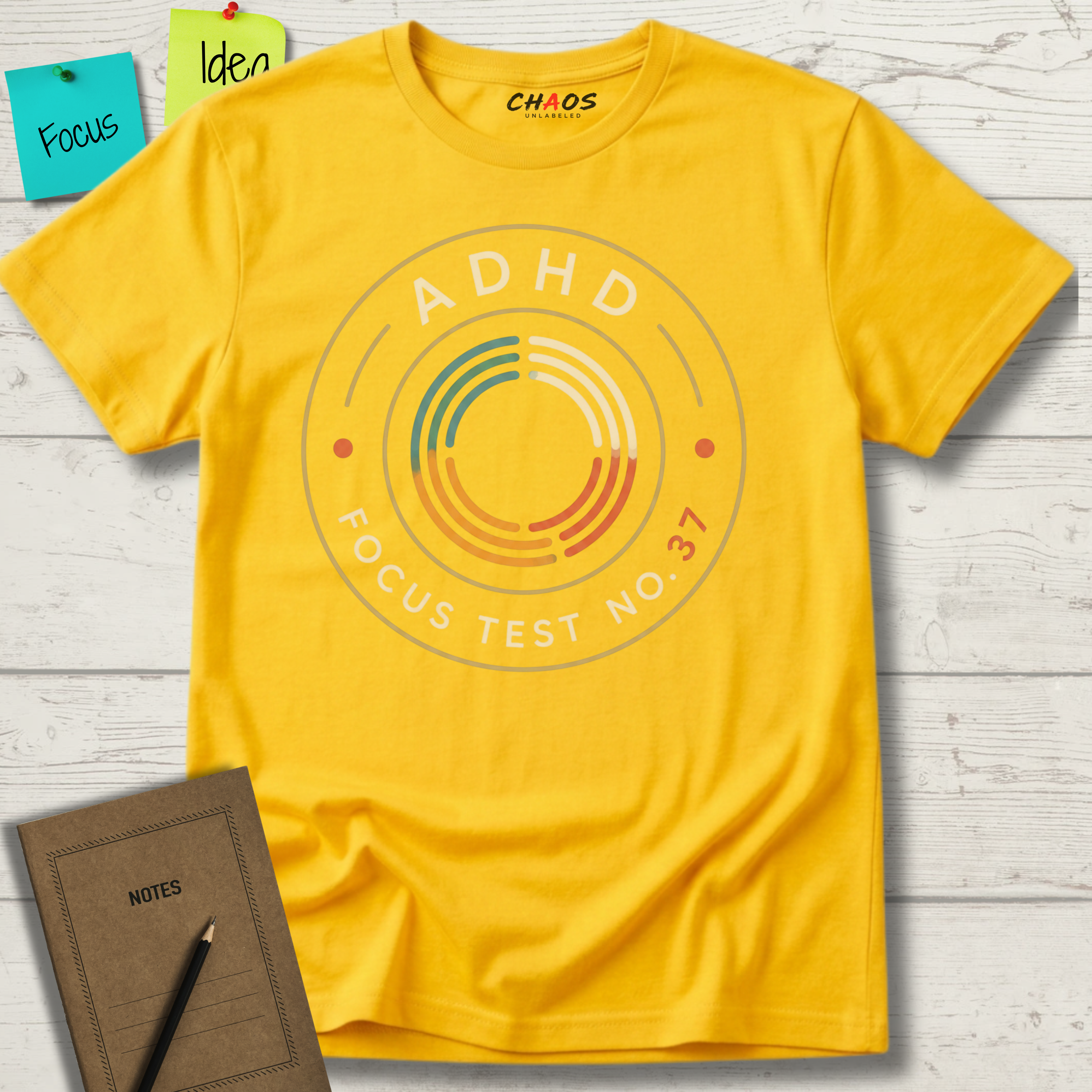 ADHD FOCUS TEST NO. 37 T-SHIRT