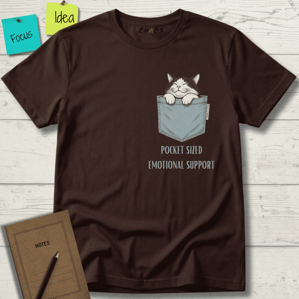 POCKET-SIZED EMOTIONAL SUPPORT T-SHIRT