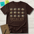 EVERYTHING BITES THE EMOTIONAL PIRANHA ECOSYSTEM T-SHIRT