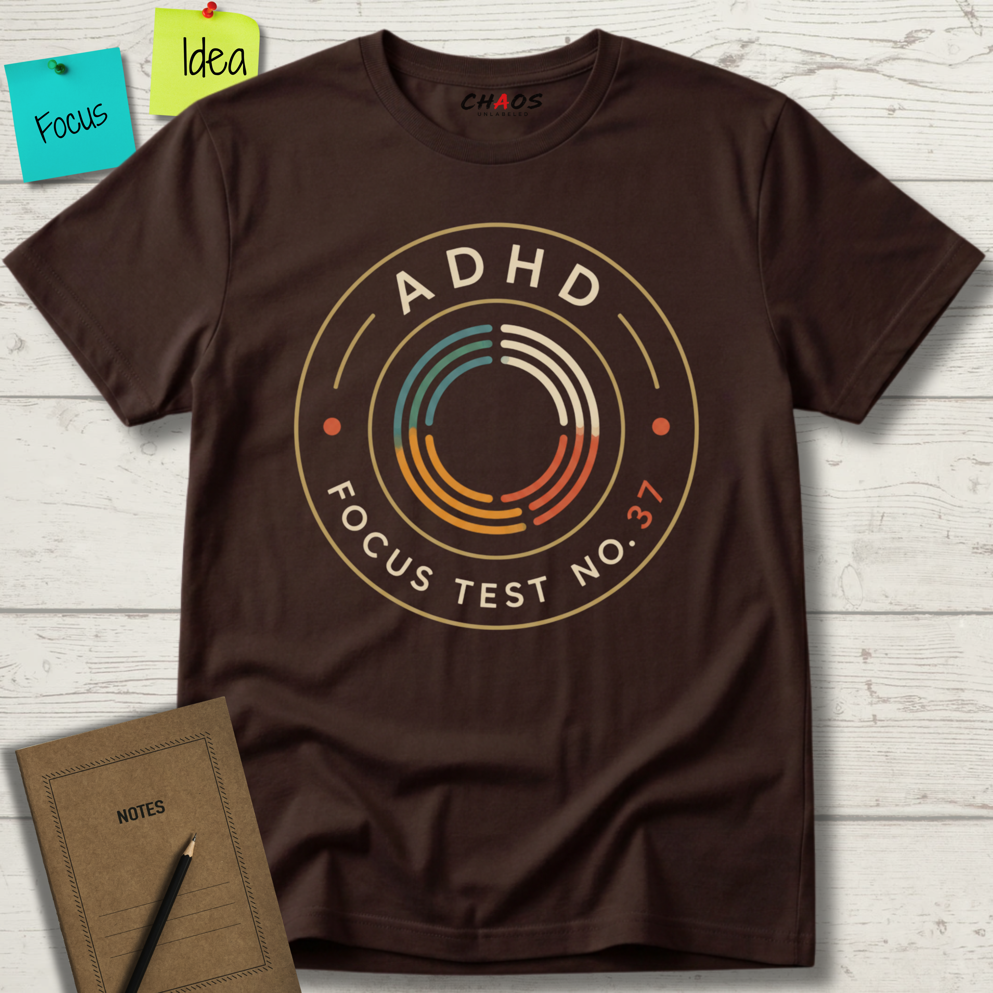 ADHD FOCUS TEST NO. 37 T-SHIRT