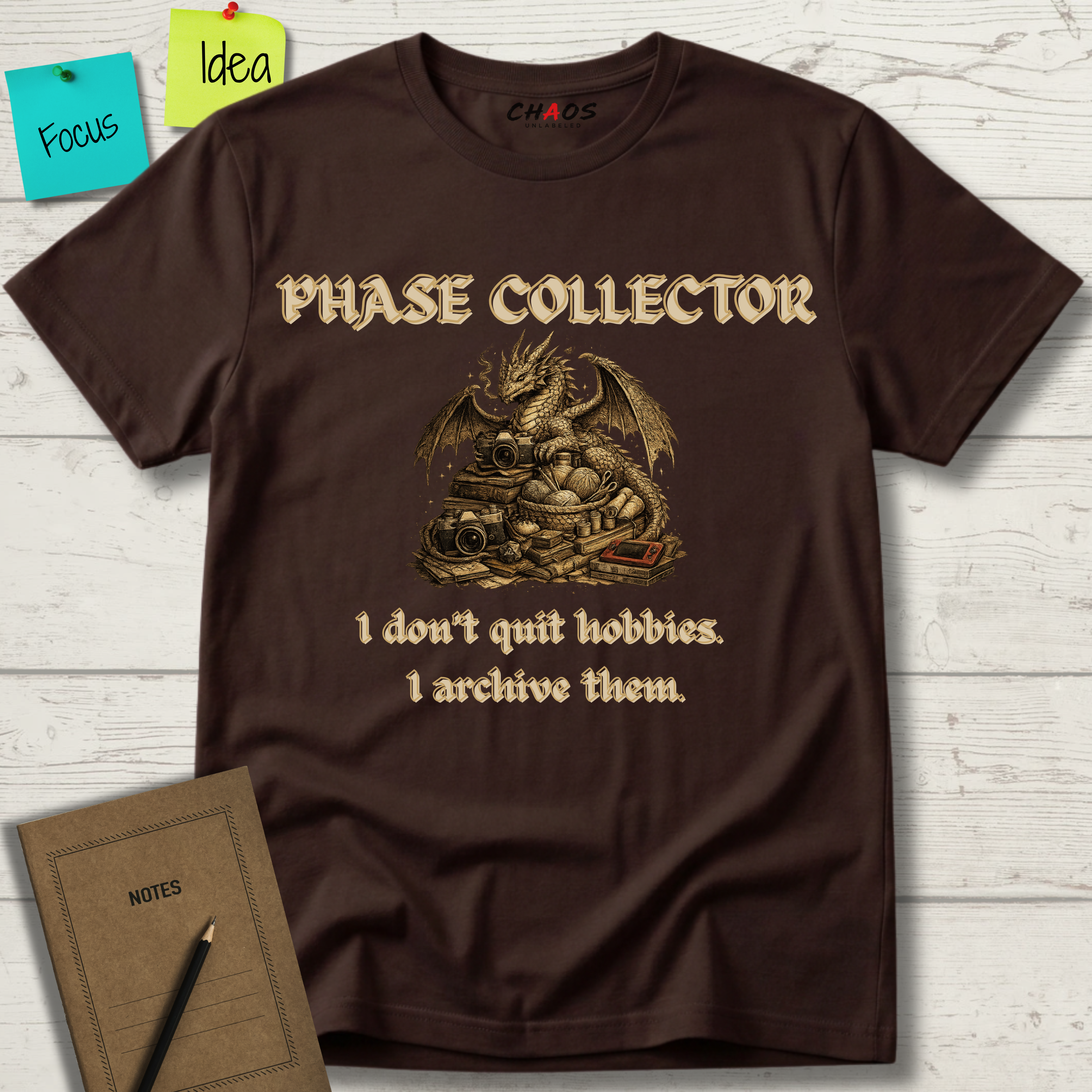 Phase Collector. I Don't Quit Hobbies I Archive Them T-Shirt