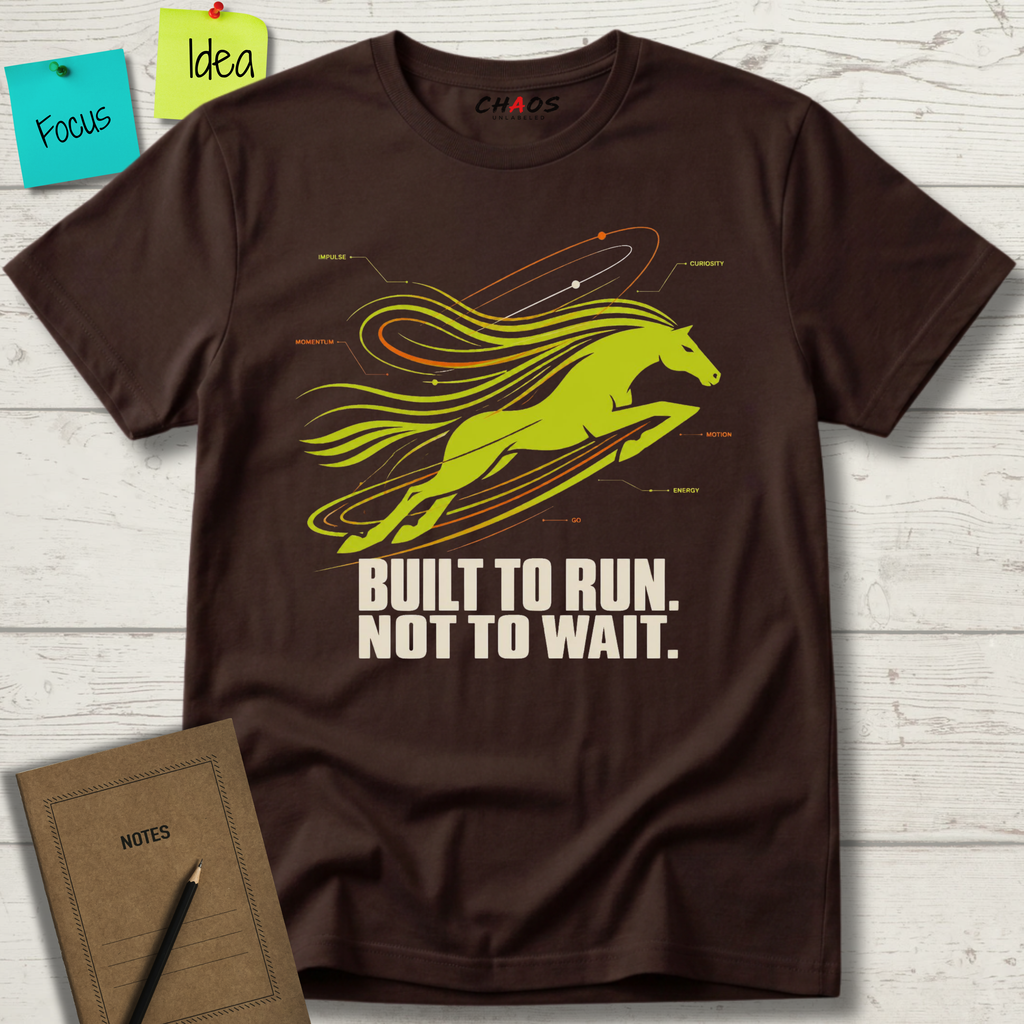 BUILT TO RUN NOT TO WAIT T-SHIRT