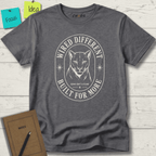 WIRED DIFFERENT BUILT FOR MORE ADHD ISN'T A FLAW T-SHIRT