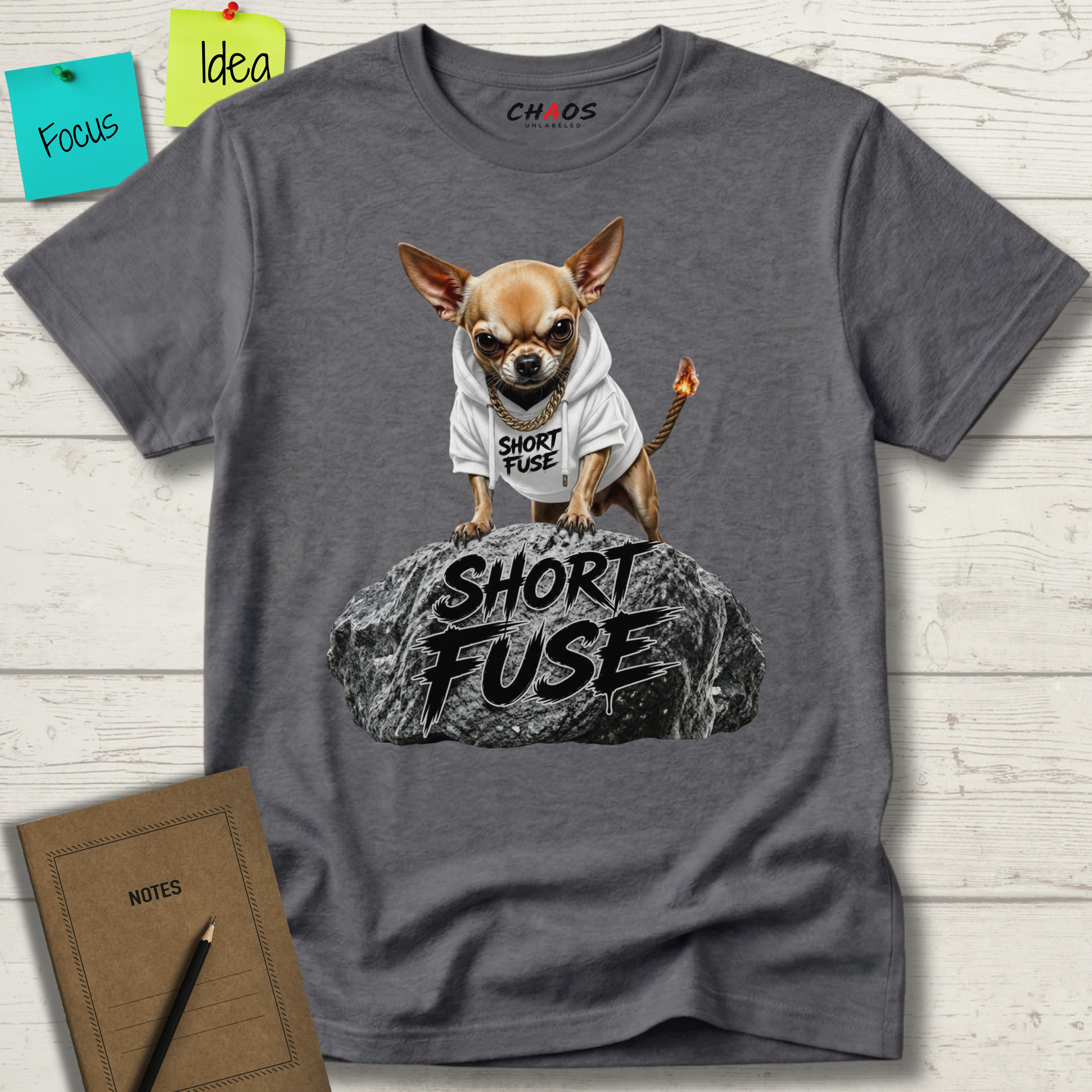 SHORT FUSE CHIHUAHUA T-SHIRT