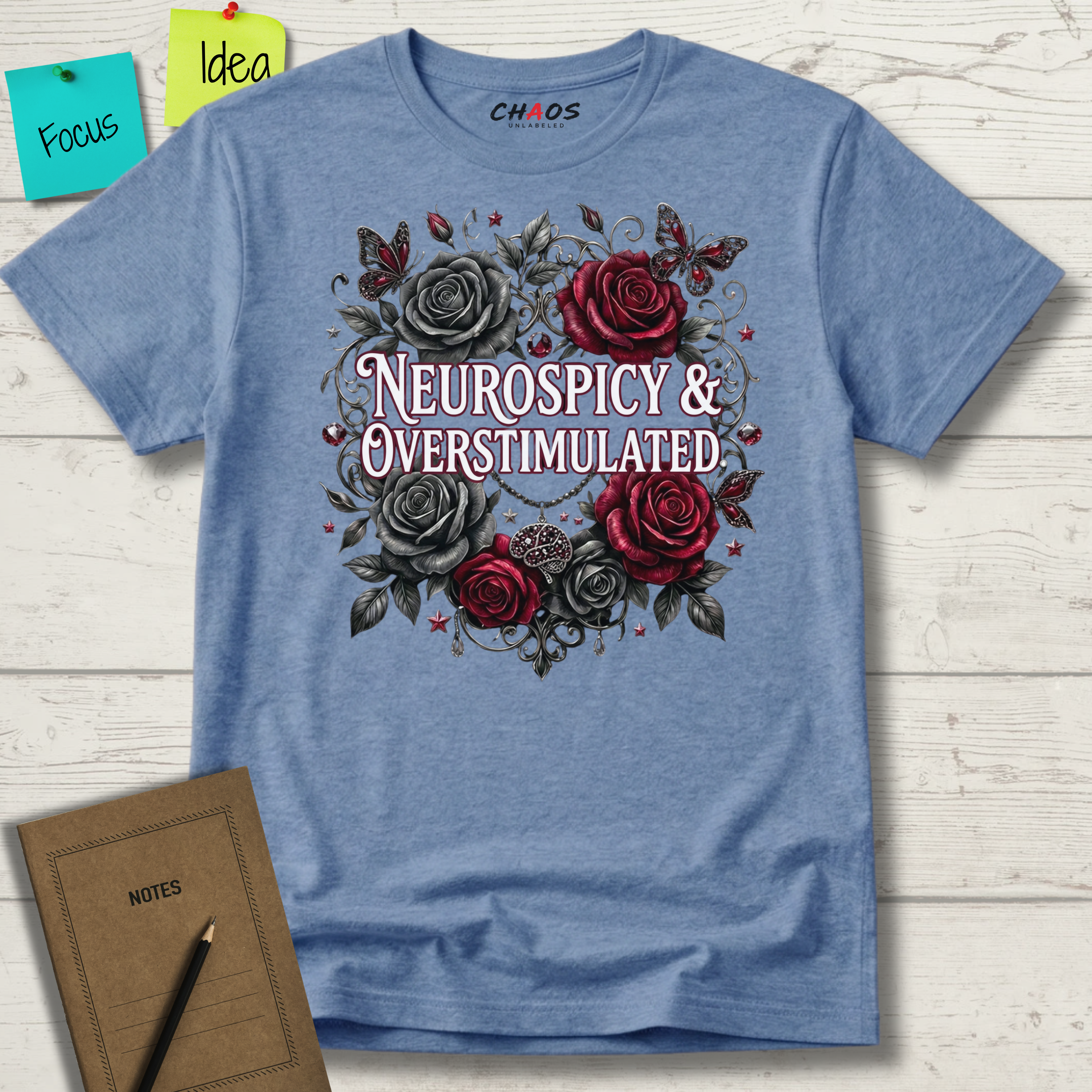 Neurospicy and Overstimulated T-Shirt