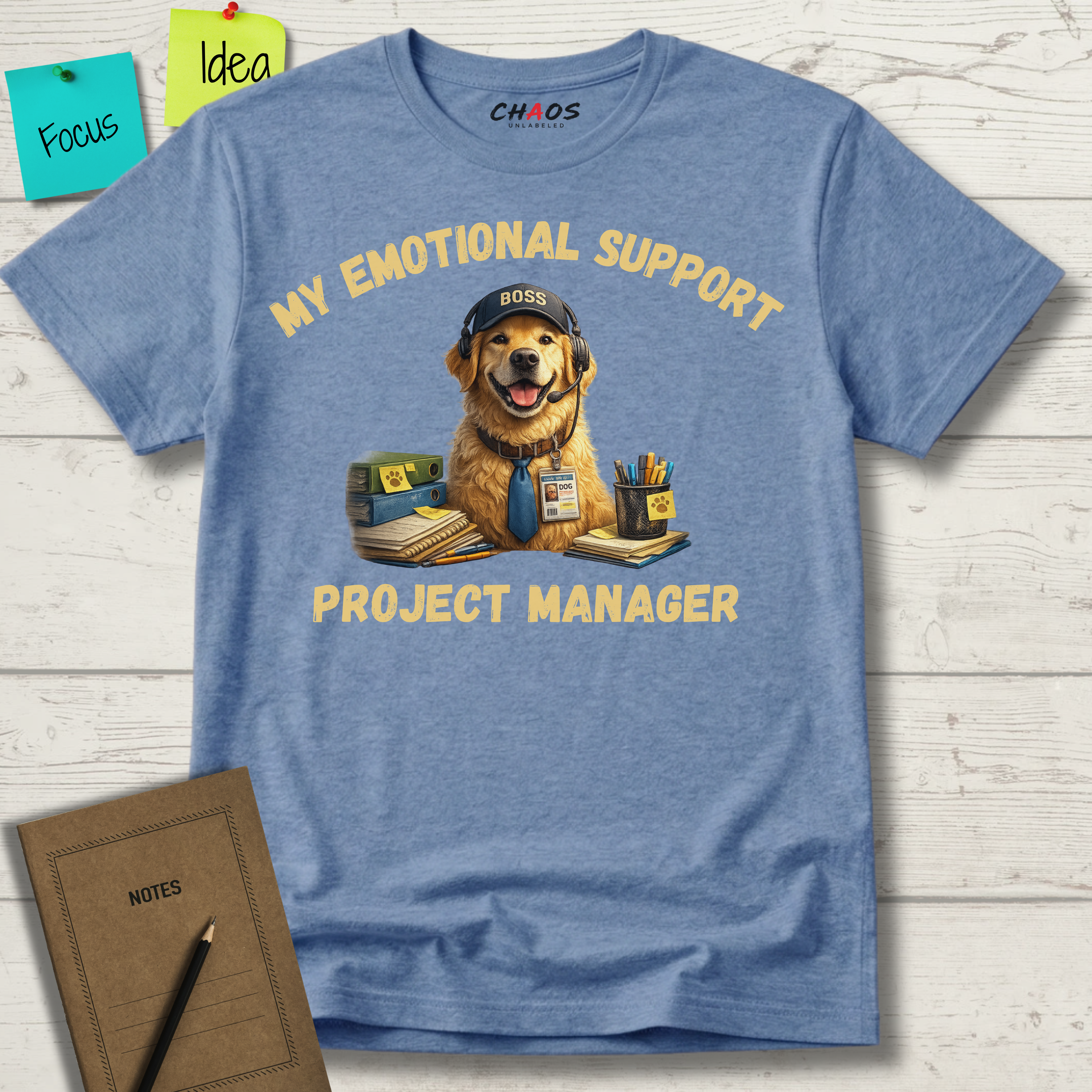 My Emotional Support Project Manager T-Shirt