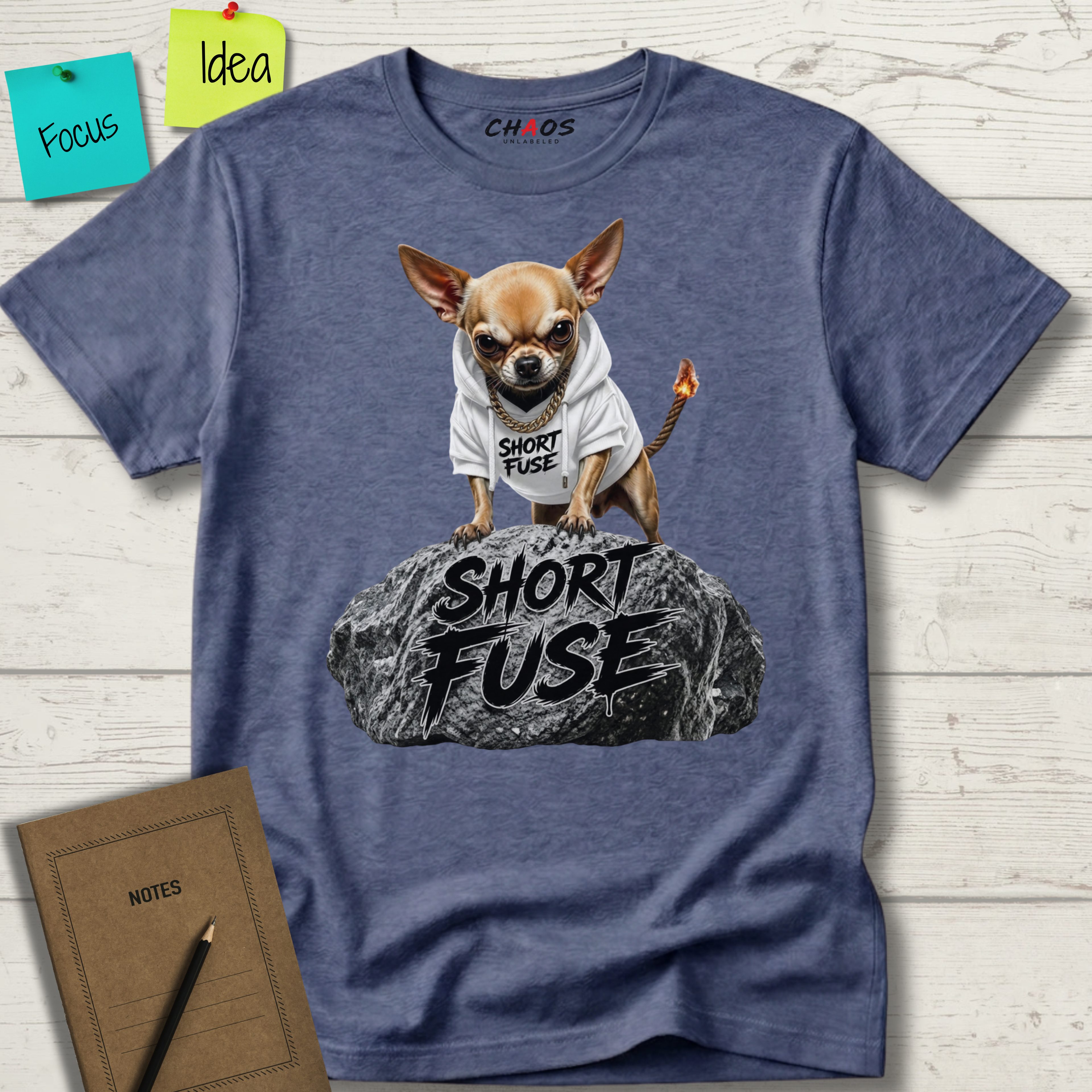 SHORT FUSE CHIHUAHUA T-SHIRT