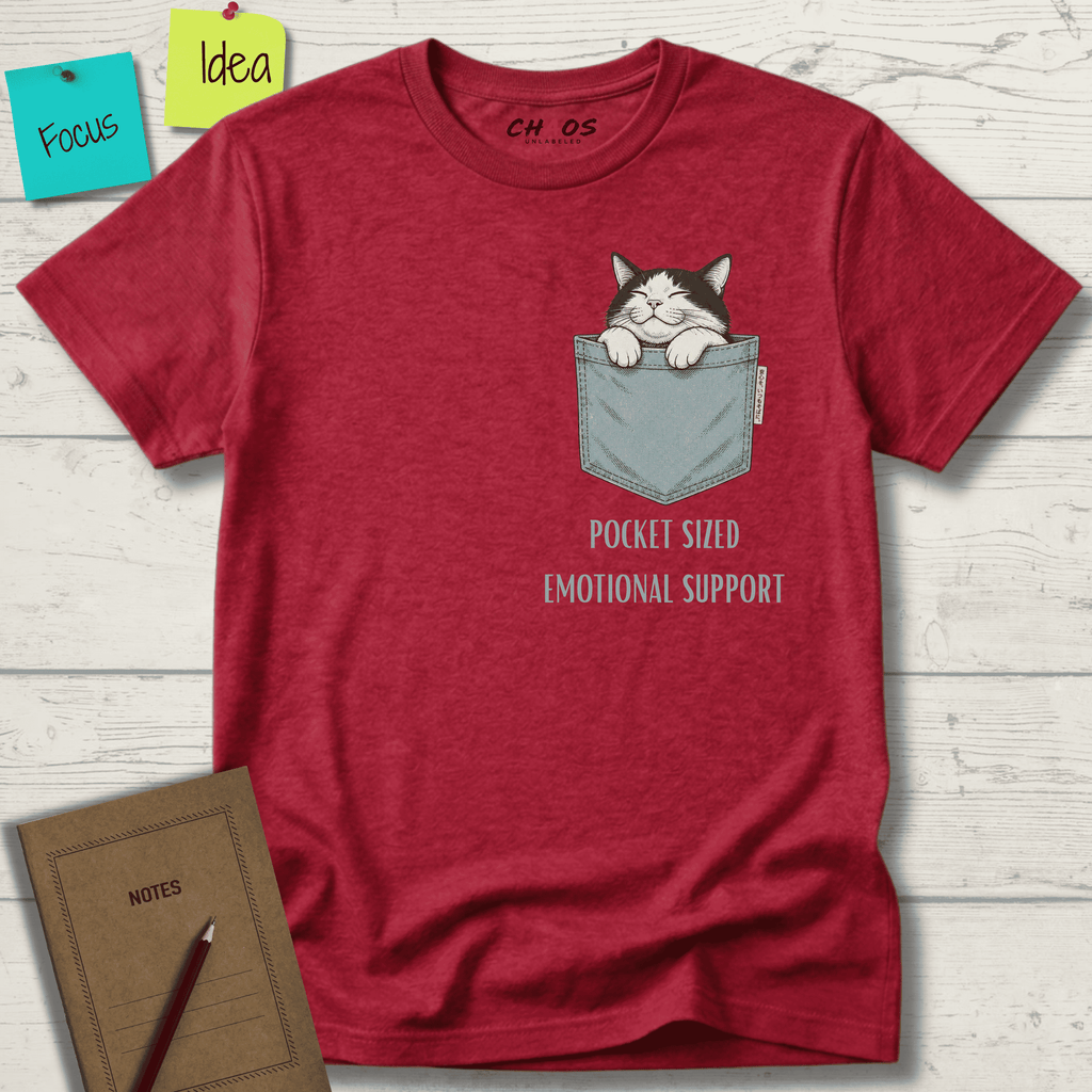 POCKET-SIZED EMOTIONAL SUPPORT T-SHIRT