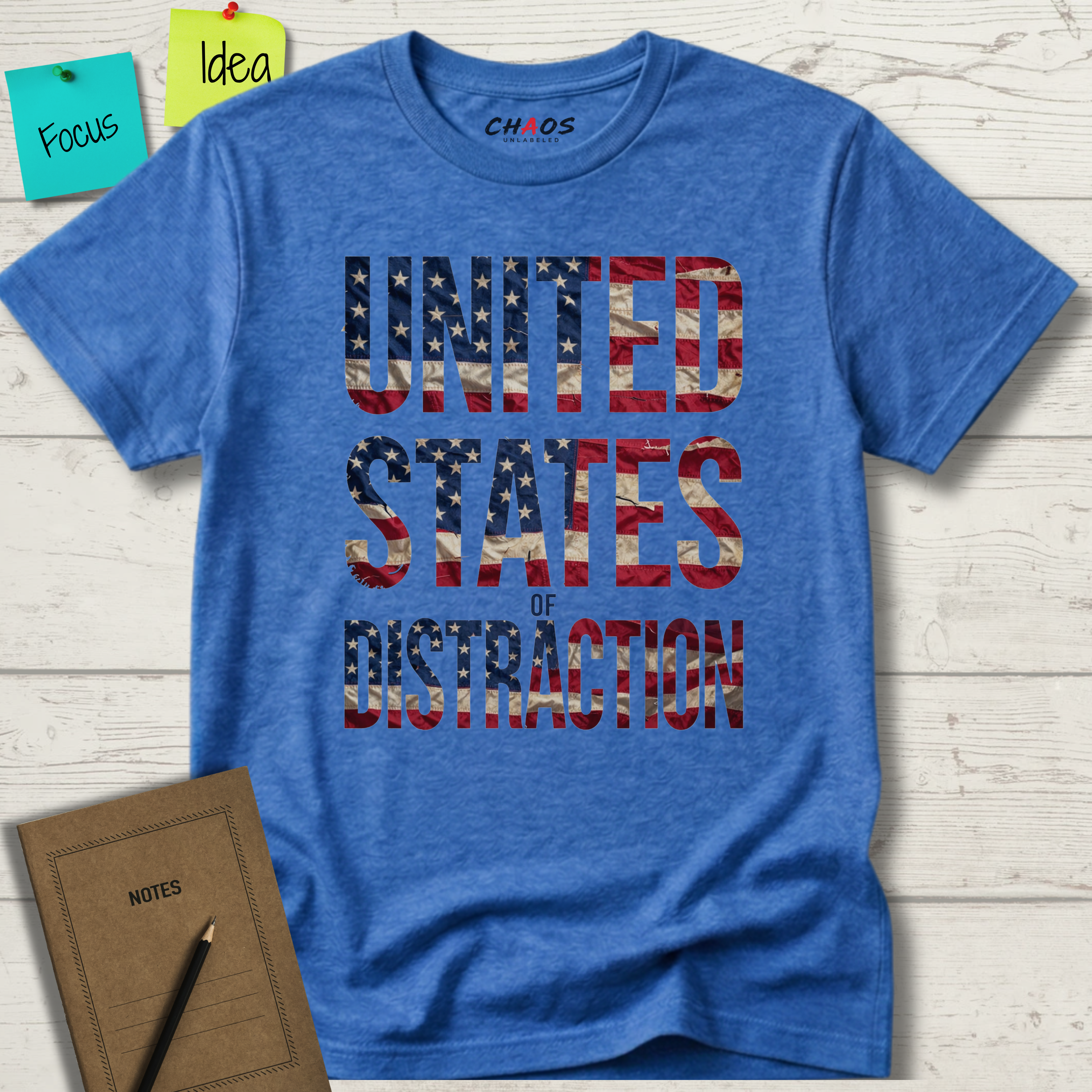 UNITED STATES OF DISTRACTION T-SHIRT