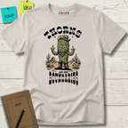 THORNS ARE JUST BOUNDARIES T-SHIRT