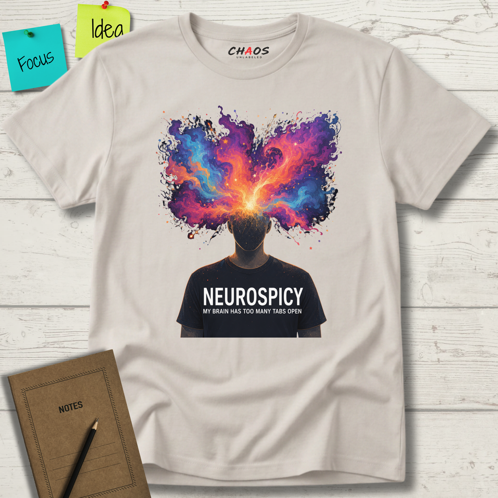 Neurospicy My Brain Has Too Many Tabs Open T-Shirt
