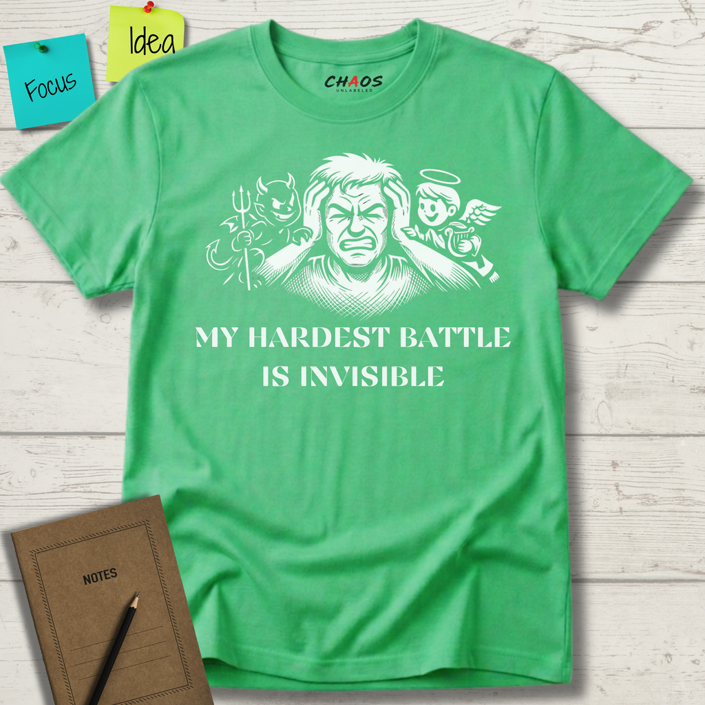 MY HARDEST BATTLE IS INVISIBLE T-Shirt