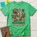 Neurospicy Running on Dopamine and Vibes T-Shirt