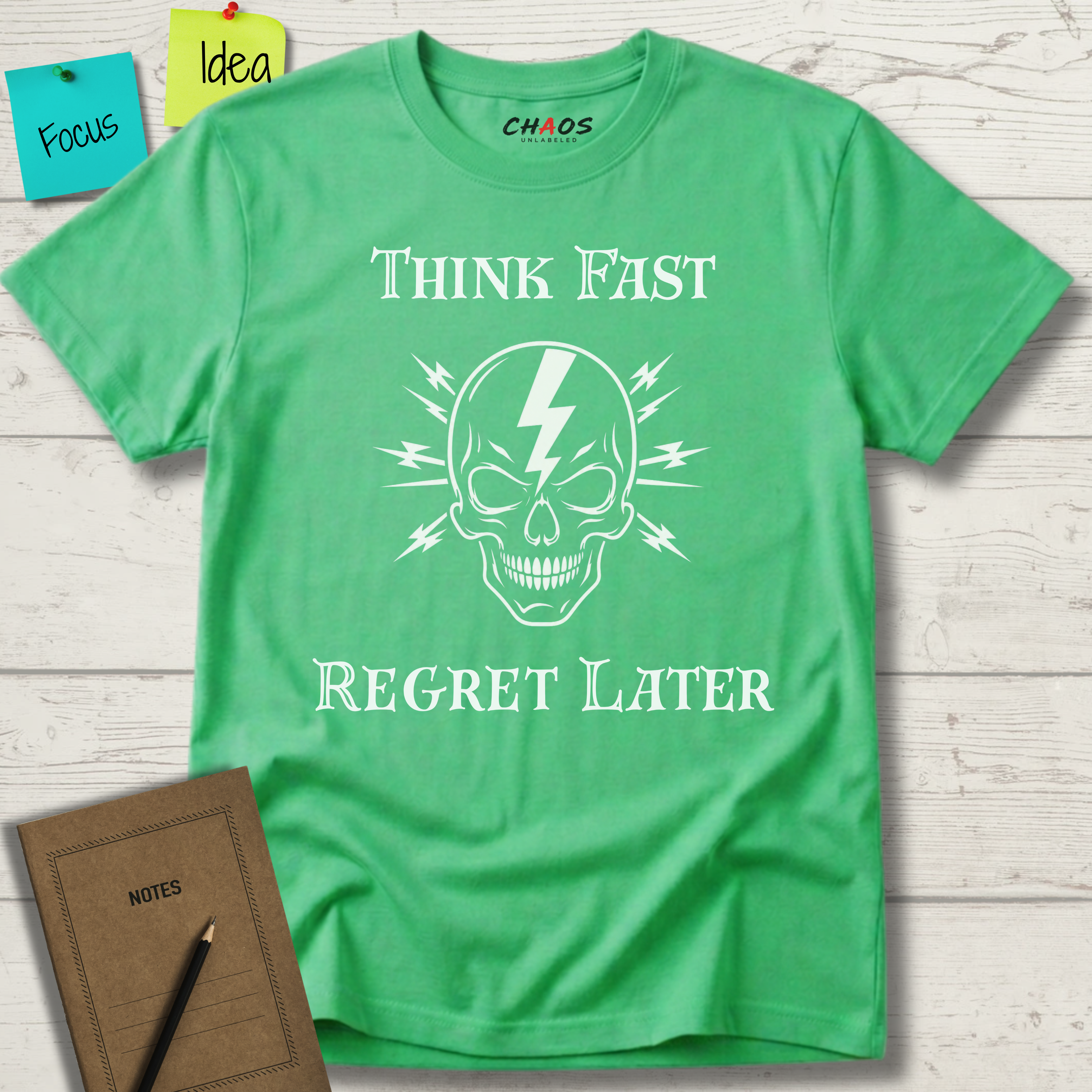 Think Fast. Regret Later. T-Shirt