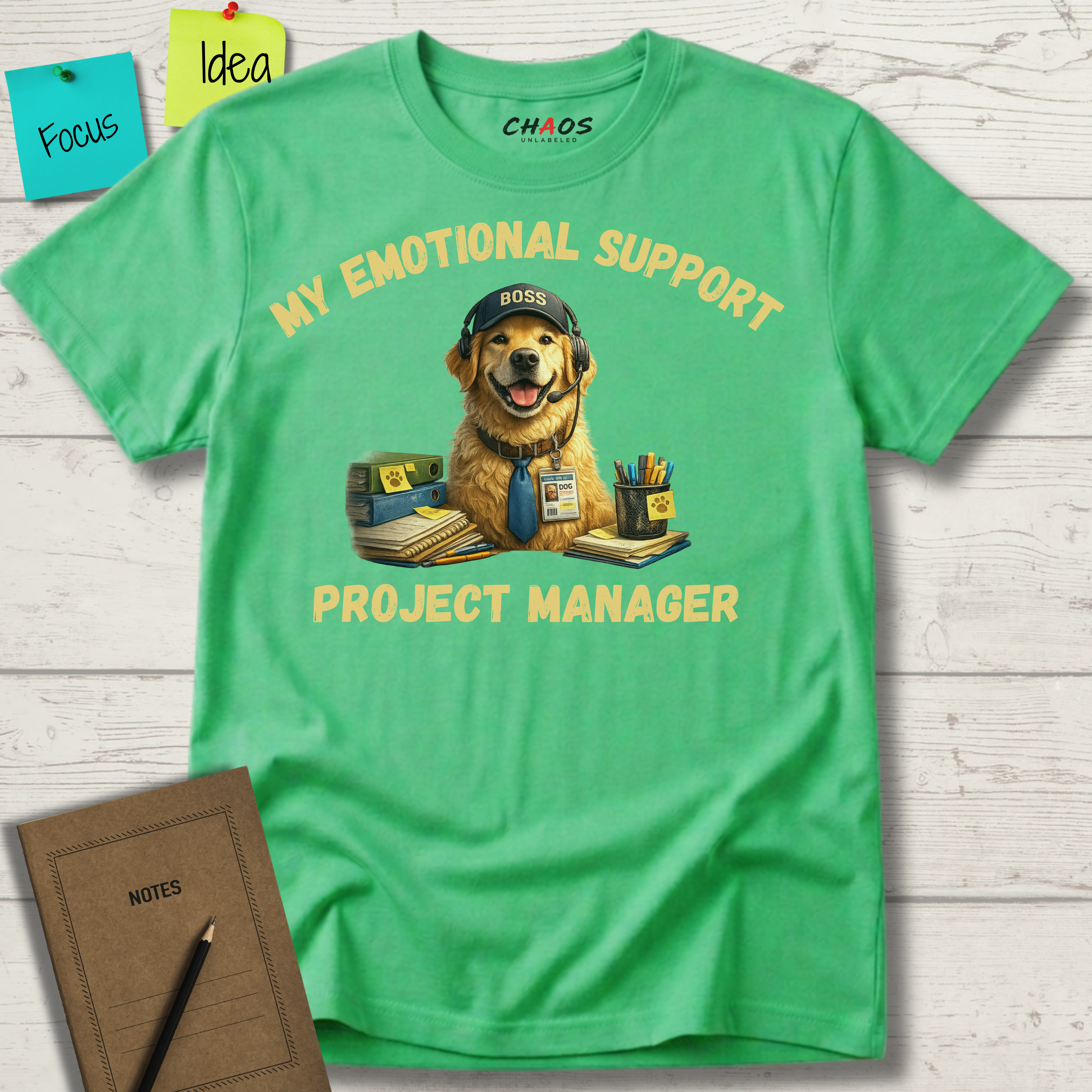 My Emotional Support Project Manager T-Shirt