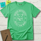 WIRED DIFFERENT BUILT FOR MORE ADHD ISN'T A FLAW T-SHIRT