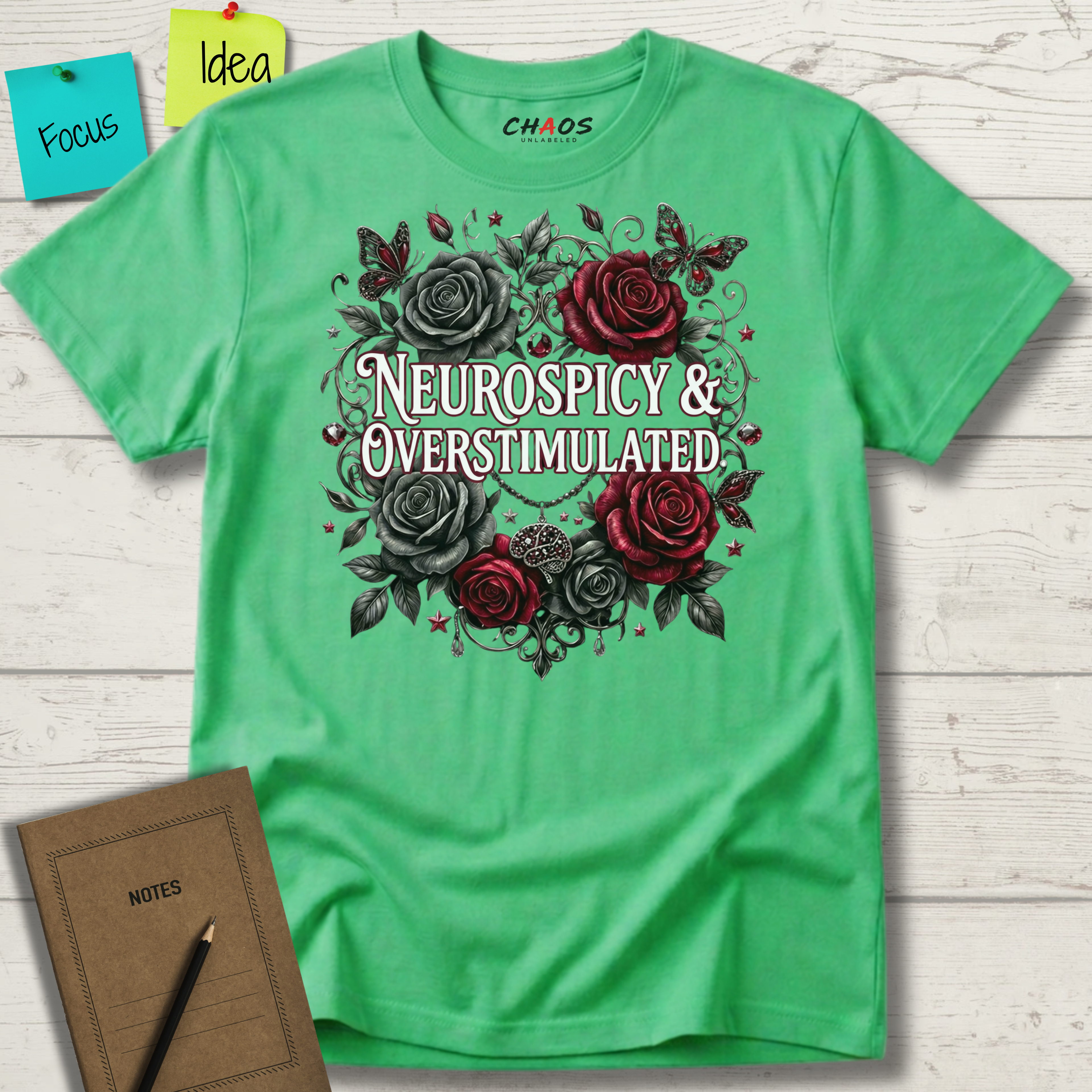 Neurospicy and Overstimulated T-Shirt