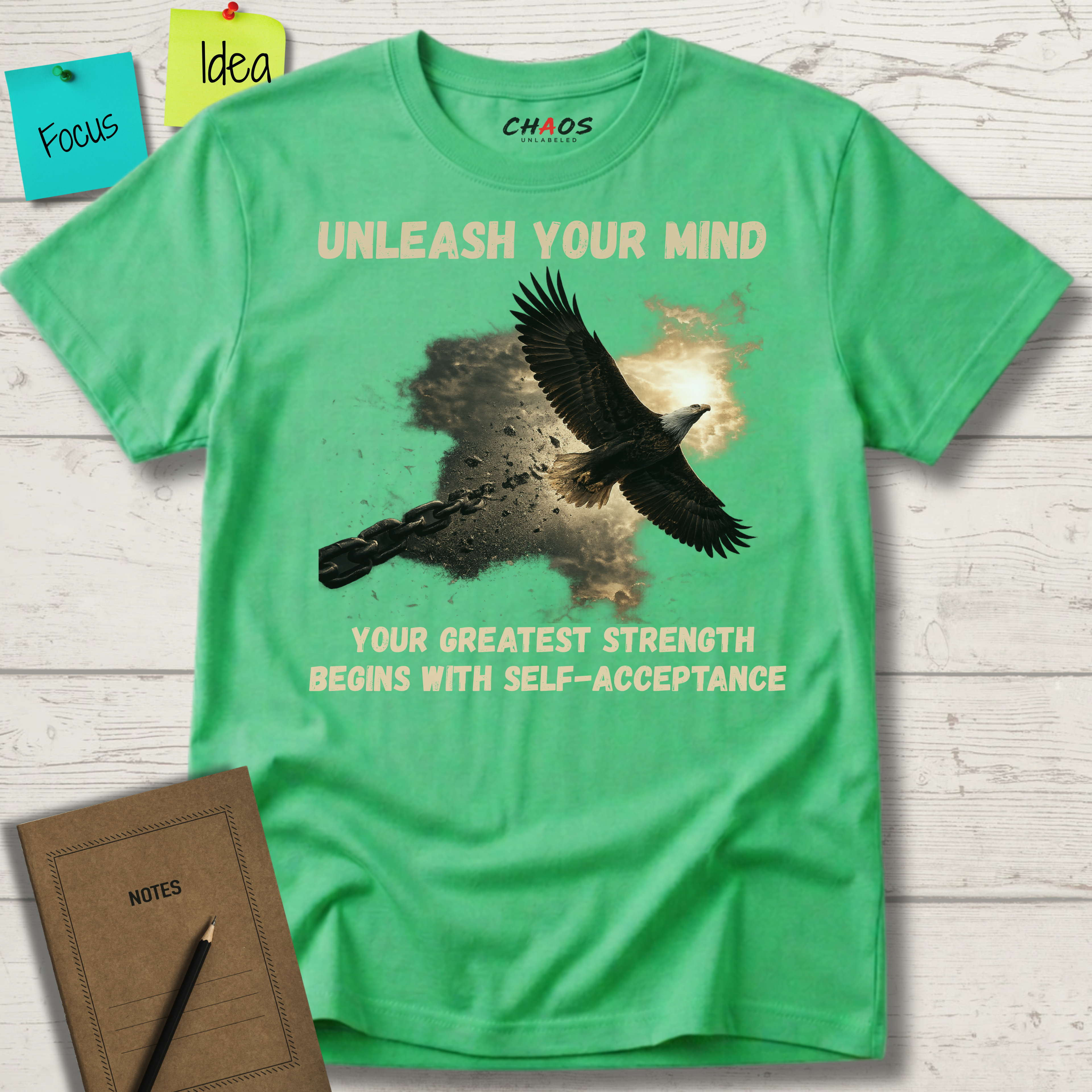 UNLEASH YOUR MIND. Your Greatest Strength Begins With Self-Acceptance T-Shirt