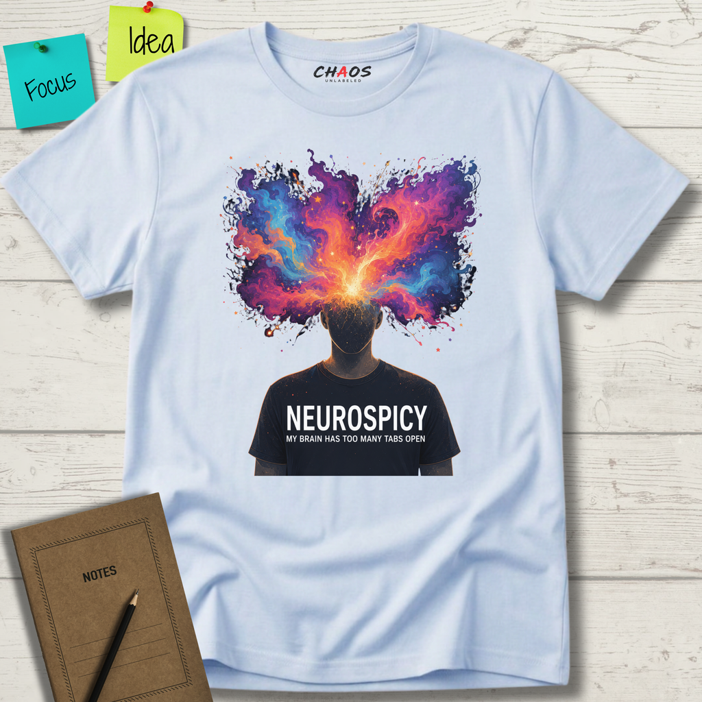 Neurospicy My Brain Has Too Many Tabs Open T-Shirt
