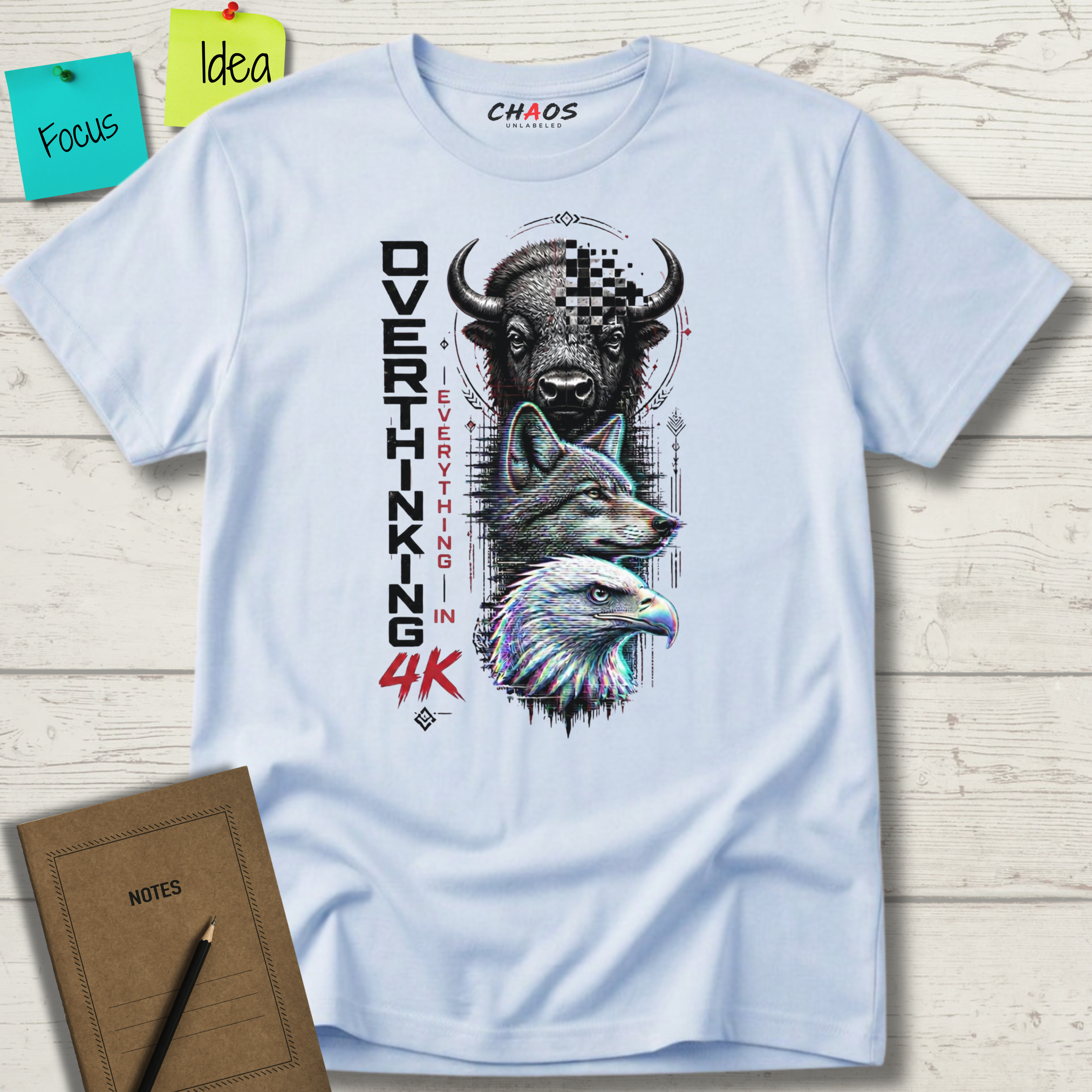 OVERTHINKING EVERYTHING IN 4K T-SHIRT