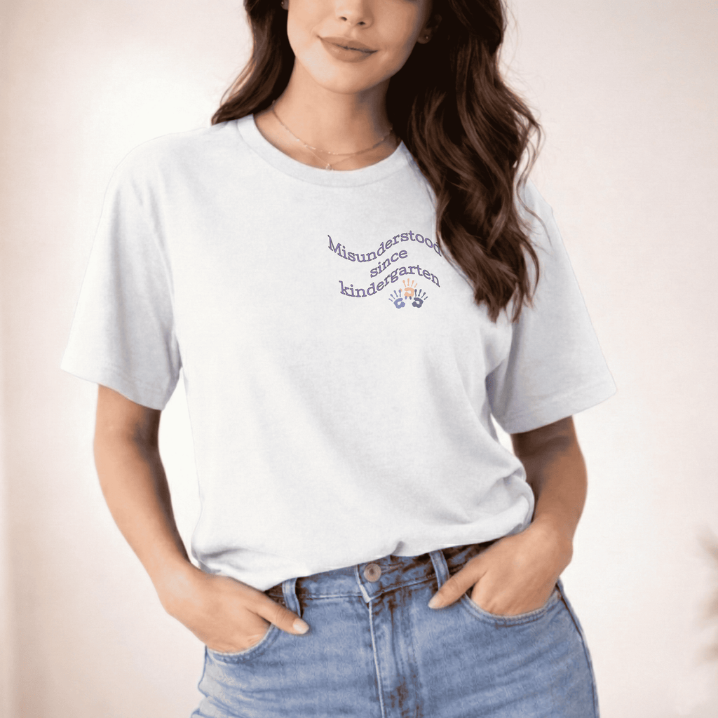 MISUNDERSTOOD SINCE KINDERGARTEN T-SHIRT