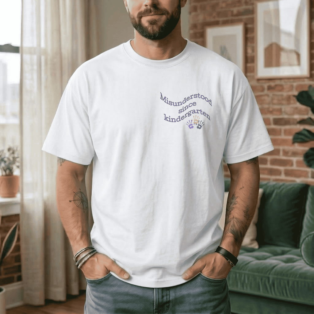 MISUNDERSTOOD SINCE KINDERGARTEN T-SHIRT