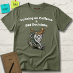 Running On Caffeine And Bad Decisions T-Shirt