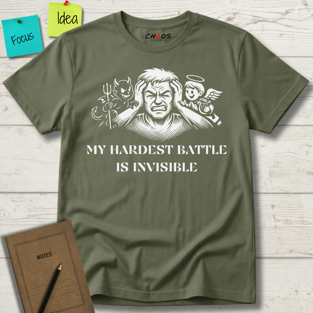 MY HARDEST BATTLE IS INVISIBLE T-Shirt