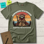 DOPAMINE SCAVENGER. QUESTING FOR MOTIVATION T-SHIRT
