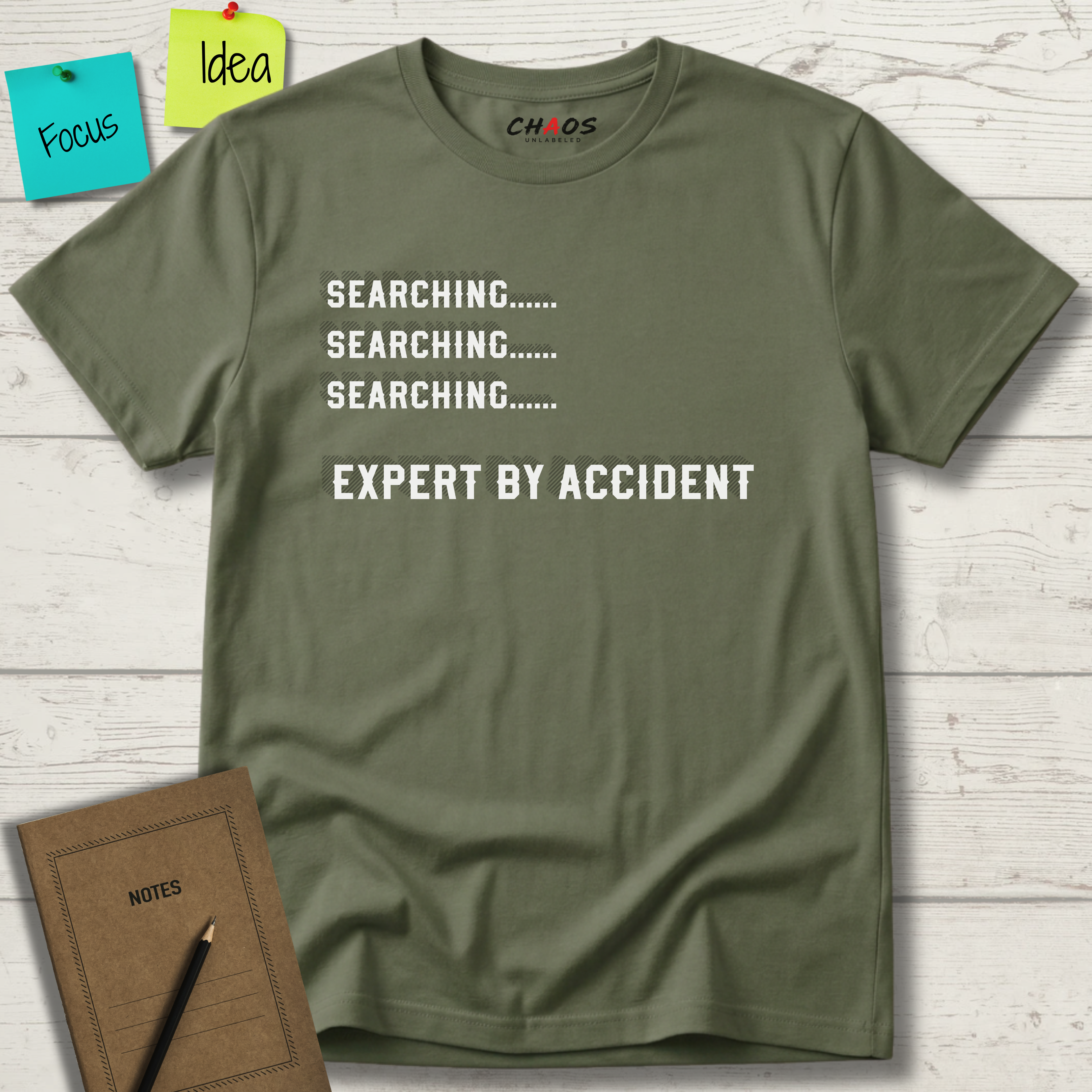 Searching....... Expert by Accident T-Shirt