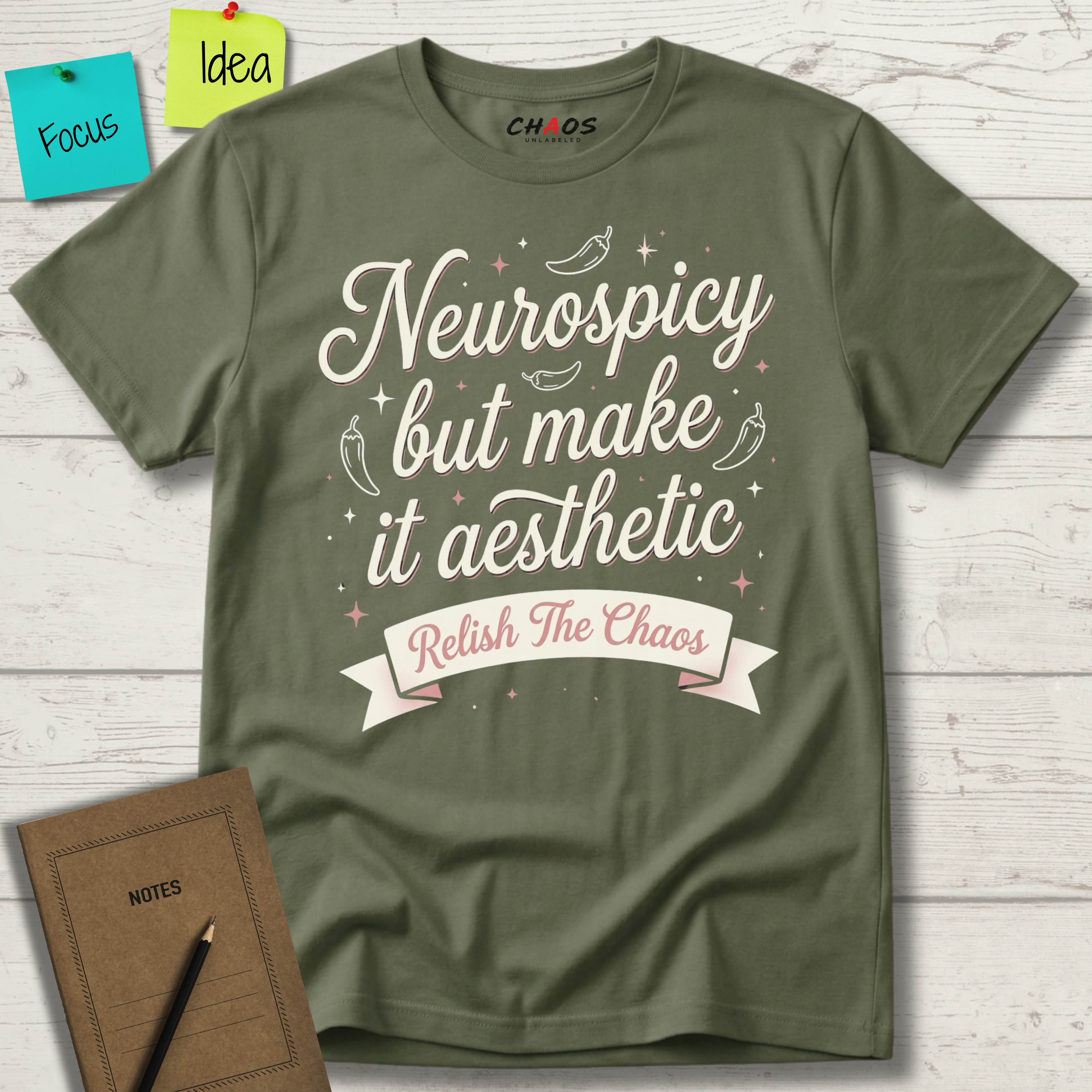 Neurospicy But Make It Aestetic T-Shirt