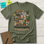 Neurospicy Running on Dopamine and Vibes T-Shirt