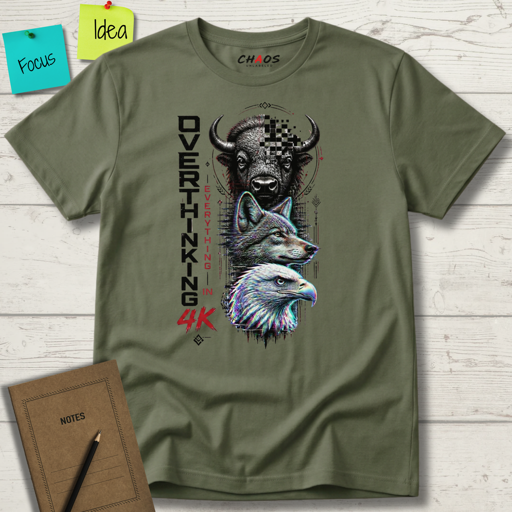 OVERTHINKING EVERYTHING IN 4K T-SHIRT