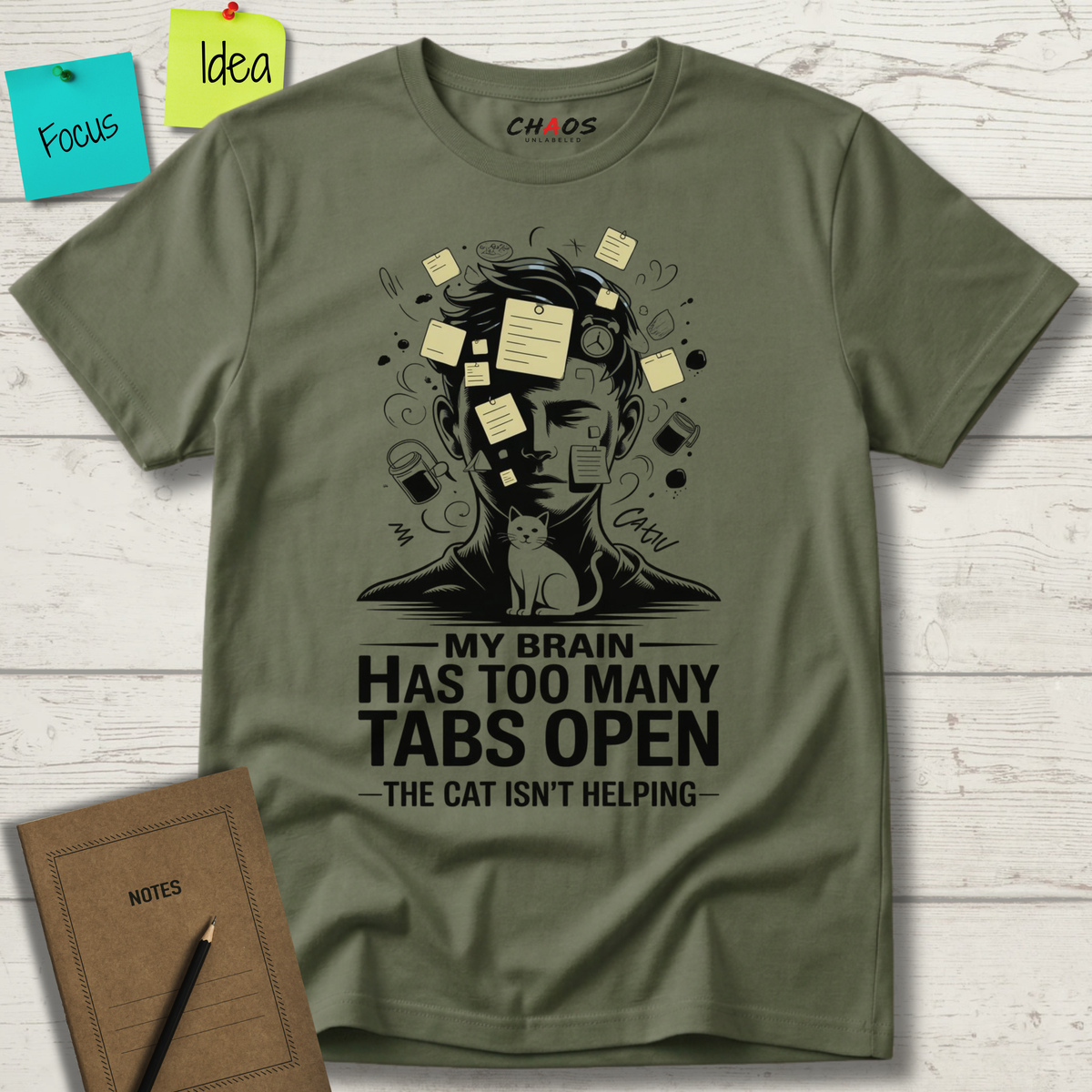 My Brain Has Too Many Tabs Open T-Shirt