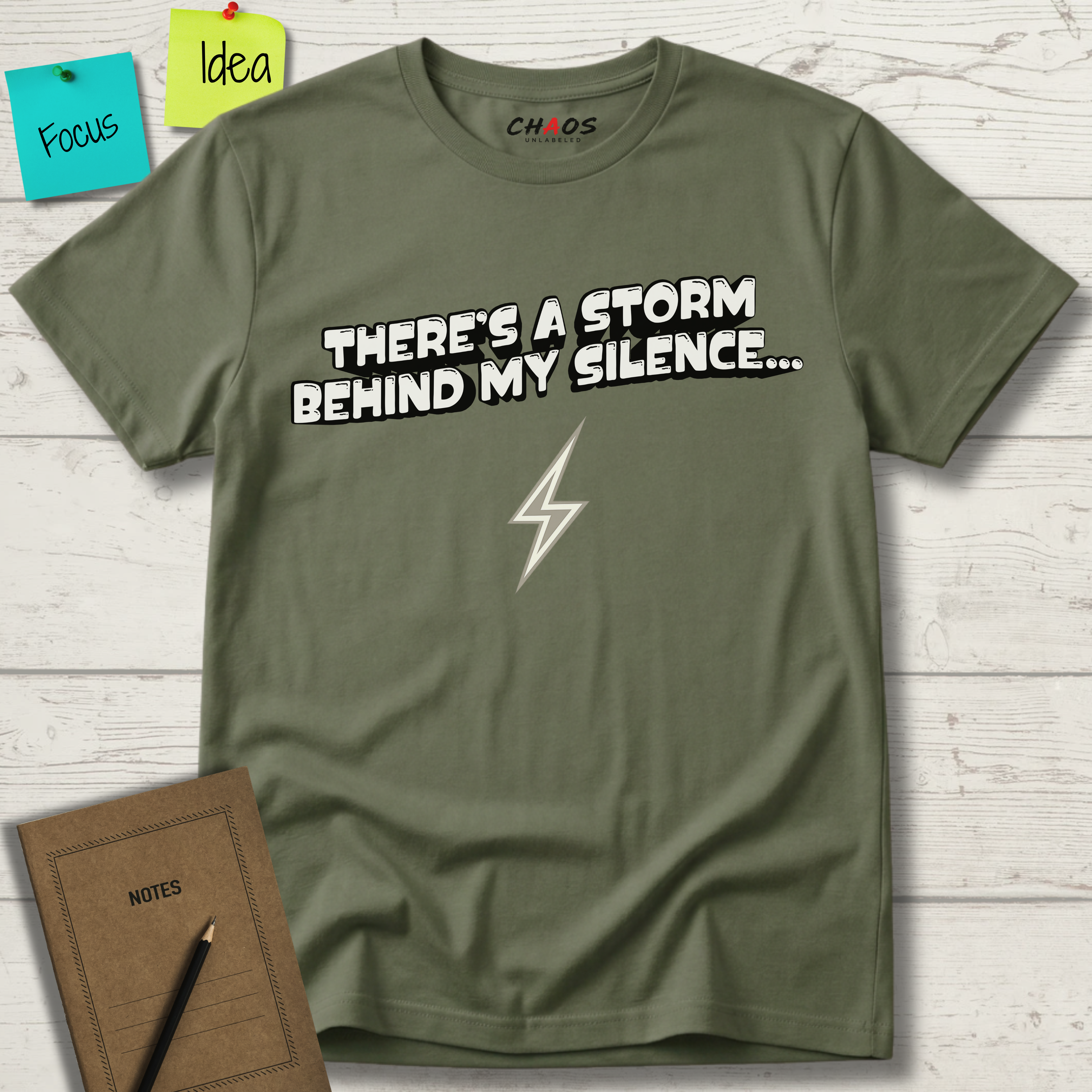 There’s A Storm Behind My Silence... T-Shirt