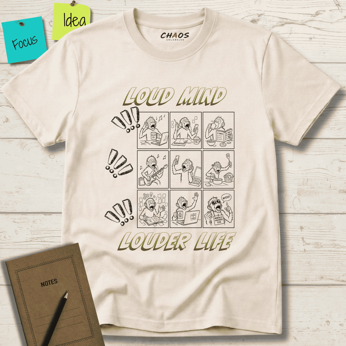 LOUD MIND LOUDER LIFE T-SHIRT