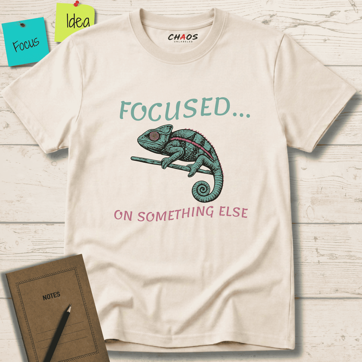 FOCUSED... ON SOMETHING ELSE T-SHIRT