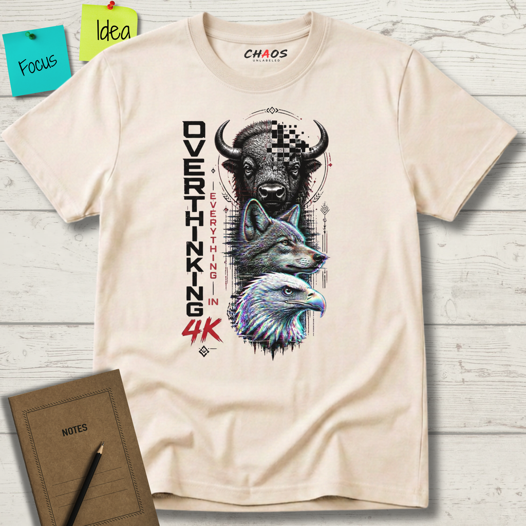 OVERTHINKING EVERYTHING IN 4K T-SHIRT