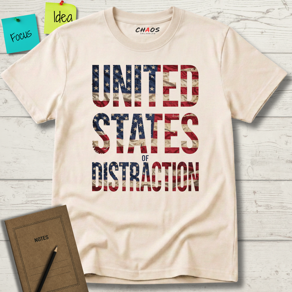 UNITED STATES OF DISTRACTION T-SHIRT